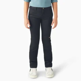 Pantalones Flex de corte ajustado con Double Knee en las rodillas para niño, tallas 4-20