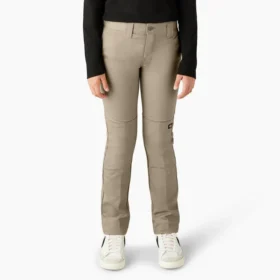 Pantalones Flex de corte ajustado con Double Knee en las rodillas para niño, tallas 4-20