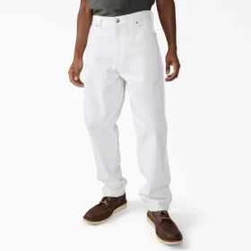 Pantalones holgados y cónicos de sarga Wellsville