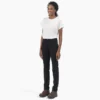 Pantalones pitillo de sarga de talle alto para mujer Pantalones pitillo de sarga de talle alto para mujer