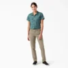 Pantalones pitillo de sarga para mujer