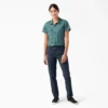 Pantalones pitillo de sarga para mujer
