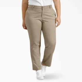 Pantalones rectos de tallas grandes para mujer