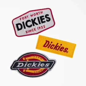 Parches termoadhesivos con el logotipo de Dickies, paquete de 3