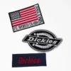 Parches termoadhesivos con el logotipo y la bandera de Dickies, paquete de 3 Parches termoadhesivos con el logotipo y la bandera de Dickies, paquete de 3