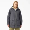 Parka de lona de algodón para mujer
