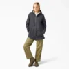 Parka de lona de algodón para mujer