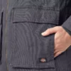 Parka de lona de algodón para mujer