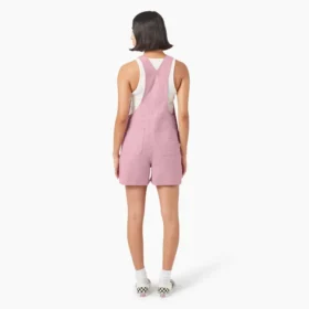 Petos cortos de lona de algodón para mujer, 10 cm