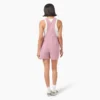 Petos cortos de lona de algodón para mujer, 10 cm