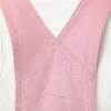 Petos cortos de lona de algodón para mujer, 10 cm