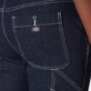 Petos de denim con doble refuerzo en las rodillas para mujer