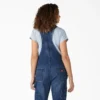 Petos de denim de corte boyfriend para mujer
