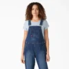 Petos de denim de corte boyfriend para mujer