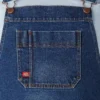 Petos de denim de corte boyfriend para mujer
