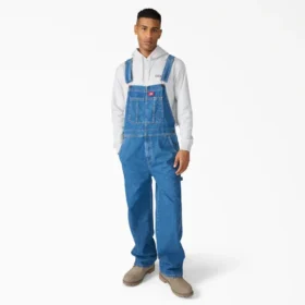 Petos de denim holgados