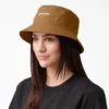 Sombrero de pescador de lona con logotipo en letra cursiva Sombrero de pescador de lona con logotipo en letra cursiva