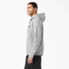 Sudadera con capucha de felpa con logotipo en letra cursiva Sudadera con capucha de felpa con logotipo en letra cursiva