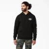 Sudadera con capucha de felpa y logotipo en la manga Sudadera con capucha de felpa y logotipo en la manga