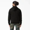 Sudadera con capucha de felpa y logotipo en la manga Sudadera con capucha de felpa y logotipo en la manga