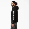 Sudadera con capucha de felpa y logotipo en la manga Sudadera con capucha de felpa y logotipo en la manga