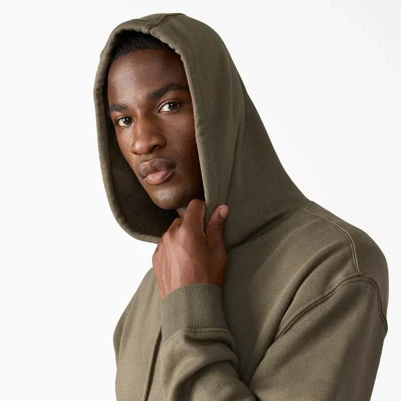Sudadera con capucha de forro polar de peso medio Sudadera con capucha de forro polar de peso medio