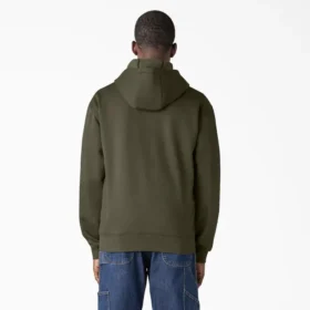 Sudadera con capucha repelente al agua y logotipo de camuflaje