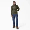 Sudadera con capucha repelente al agua y logotipo de camuflaje