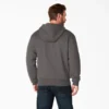 Sudadera con capucha y cremallera completa forrada de felpa de pelo largo