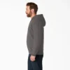 Sudadera con capucha y cremallera completa forrada de felpa de pelo largo