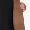 Sudadera con capucha y cremallera completa forrada de felpa de pelo largo