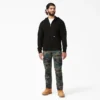 Sudadera con capucha y cremallera de forro polar de peso medio