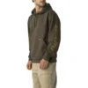Sudadera con capucha y logotipo en la manga, repelente al agua Sudadera con capucha y logotipo en la manga, repelente al agua