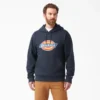 Sudadera con capucha y logotipo repelente al agua