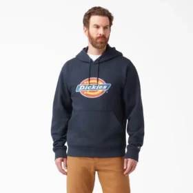 Sudadera con capucha y logotipo repelente al agua