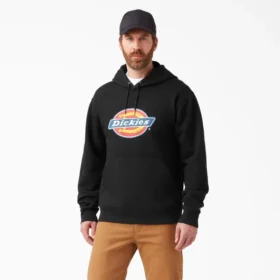 Sudadera con capucha y logotipo repelente al agua