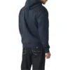 Sudadera con capucha y logotipo repelente al agua