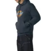 Sudadera con capucha y logotipo repelente al agua