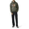 Sudadera con capucha y logotipo repelente al agua