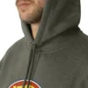 Sudadera con capucha y logotipo repelente al agua