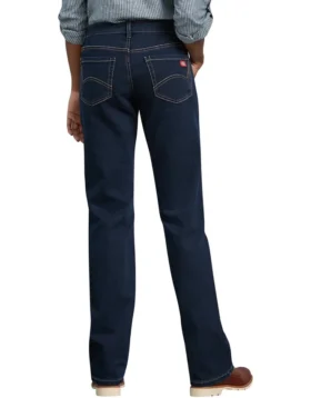 Vaqueros de corte bootcut holgado para mujer