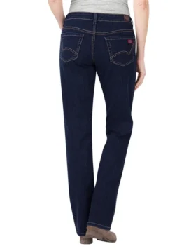 Vaqueros de corte bootcut holgado para mujer