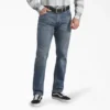 Vaqueros de denim de 5 bolsillos, corte recto y ajuste regular de la serie X de Dickies Vaqueros de denim de 5 bolsillos, corte recto y ajuste regular de la serie X de Dickies