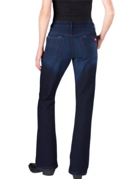 Vaqueros slim bootcut para mujer